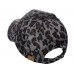 NEW C.C Faux Calf Hair Feel Leopard Print Adjustable Baseball CC Cap Hat  eb-21973473
